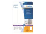 Herma 5130 Etichette Per Cartelle A4 Bianco 38X297 Mm Carta Opaca 125 Pz.