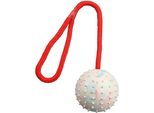 Balle Au Cordon, Caoutchouc Naturel ø 7/30 Cm Lime/Rose