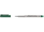Faber-Castell 152663 Marcatore Per Cd Multimark - Non Permanente, M, Verde