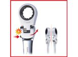 Ks Tools Gearplus Chiave Ad Anello A Cricchetto Articolata Bloccabile 9 Mm - 503.4809