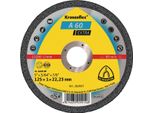 Disco Da Taglio A 60 Extra D125X1Mm Ger.Inox Bohr.22,23Mm Klingspor