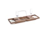 Supporto Per Vasca Estensibile Zeller, Bambù, 70-105X22X4 Cm, Marrone
