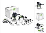 Festool Of 1400 EBQ-PLUS Router 1400W Corsa 70Mm ( 574398 ) + Accessori + Box-Of-S 8/10X Hw Box Frese 10 Pz. + Systainer