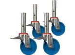 Fahrrollensatz Ø 125Mm 4 StüCk FüR Krause Climtec GerüSt