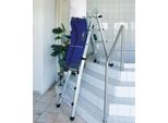 Munk Aluminium-Teleskopleiter 4X3 Sprossen