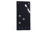 Zeller 11612 Glas-Magnettafel 20,0 X 40,0 Cm Schwarz