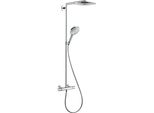 Hansgrohe Raindance S 300 Sistema Doccia Con Termostatico, Doccia A Pioggia E Doccetta