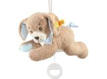 Steiff Giocattolo Musicale Di Peluche Cane Buonanotte Carillon Blu 22 Cm