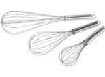 Koopman Excellent Houseware Set Fruste 3 Pezzi, Acciaio Inox, 22-26-31 Cm, Argento