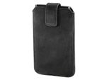 Hama Chic Case Custodia (Custodia) Per Cellulare, Iphone, Smartphone - Nero - Pelle