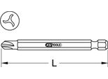 Ks Tools 1/4 Bit Triwing,75Mm,4Mm, 911.7519