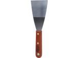 Ks Tools Spatola In Acciaio Inox, 75 Mm, Con Manico In Legno, 907.2265
