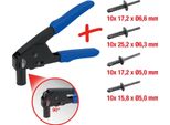 Set Di Pinze Per Rivetti In Plastica Con Rivetti