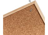 Zeller 11571 Pinnwand World 60,0 X 40,0 Cm Kork Braun