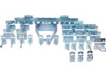 Ks Tools Assortimento Di Ganci Per Piastre Forate 28 Pz - 860.0888