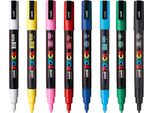 Uni-Ball Posca PC-3M Multicolore 8 Pz