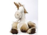 Sigikid 38488 Uni Que L Beasts Town Peluche Per Bambini E Adulti Consigliato A Partire Da 3 Anni Bianco