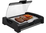 Griglia Per Feste Con Coperchio In Vetro Vundria | Griglia Da Tavolo | Barbecue | Griglia Elettrica