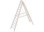 Layher Sprossenstehleiter Topic 1039 2X12 Sprossen