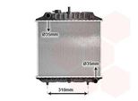Van Wezel 30002127 Radiatore Raffreddatore Acqua Raffreddatore Motore Per MERCEDES-BENZ 100 Bus (631) 100 Furgone (631) 100 Piattaforma/Telaio (631)