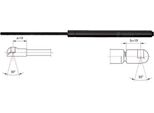 Metzger 2110381 Ammortizzatore A Gas Per Portellone Posteriore Per Hyundai Matrix (Fc) 570 Mm