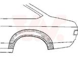 Van Wezel Lamiera Di Riparazione Per Parete Laterale Per Ford Capri Iii (Gecp) Capri Ii (Gecp)
