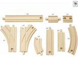 Brio 33402 Assortimento Di Binari Medi