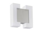Eglo 95987 Sitia Led Parete/Soffitto Per Esterni 2X4,8W Nichel Opaco Bianco Caldo IP44