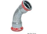 Geberit 20602 Mapress Curva Acciaio Al Carbonio 45Gr D15