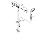 Grohe Set Di Piatti Doccia 100 Tempesta Piatto Doccia 600 Mm Cromo