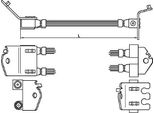 Metzger 4112543 Tubo Freno Per Autobus Ford Transit (Fd, Fb, Fs, Fz, Fc) Transit Box (Fa)