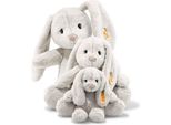Steiff Hoppie Coniglio 38 Grigio Chiaro 080487
