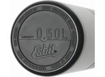 Esbit Majoris Fiaschetta Sottovuoto In Acciaio Inox Con Boccale A Doppia Parete In Acciaio Inox, 0,75 Litri, Nero