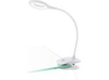 Lampada A Pinza Led Touch White Incl. Usb Cabado
