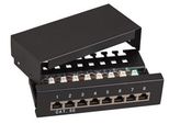 Efb 37736SW.12 Efb Mini-Patchpanel Stp 12Xrj45 Cat.6A,10" 1He,Schwarz"