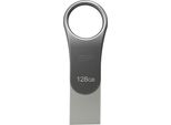 Silicon Power SP128GBUC3C80V1S Usb-Stick 128GB Silicon Power USB3.0 C80 Silver Type-C Ready