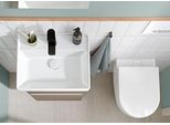 Villeroy & Boch Subway 2.0 Wc à Fond Creux, Ovale, Sortie Horizontale, Directflush/Vifresh, 370X560X365Mm, 5614A1T2, 5614A1T2