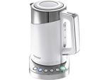 Concept RK3170 - 1,7 L - 2200 W - Acciaio Inox - Bianco - Plastica - Acciaio Inox - Temperatura Regolabile - Indicatore Del Livello Dell'acqua