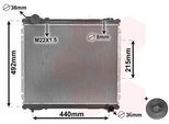 Van Wezel 52002039 Radiatore Acqua Raffreddatore Motore Per Suzuki Vitara Suv (Et, Ta, Td)