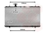 Van Wezel 52002062 Radiatore Acqua Radiatore Motore Per Suzuki Liana Hatchback Liana Berlina (Er, Rh)