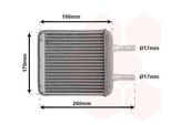 Van Wezel 82006216 Scambiatore Di Calore Radiatore Riscaldamento Interno Per Hyundai Getz (Tb)