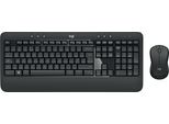 Logitech MK540 Advanced Combo Tastiera E Mouse Wireless Per Windows, Ricevitore Usb Unifying 2,4 Ghz, Tasti Di Scelta Rapida Multimediali, Durata Batteria Di 3 Anni, Per Pc, Laptop