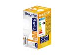 10X E14 5W Globo Led Bianco Caldo 400 Lm 3000K Lampadina