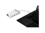 Trendnet TUC-ETGH3 Trendnet Hub USB-C Zu Gigabit Ethernet Und 3X Usb 3.0