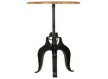 Vidaxl Tavolo Da Bar In Legno Massiccio Di Mango 75X(76-110) Cm