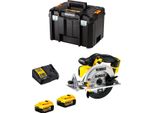 Sega Circolare Portatile Dewalt DCS391P2 (2 X 5,0 Ah + DCB115 + Tstak Vi)
