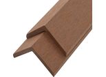 Vidaxl Modanature Angolari 5 Pz. Wpc 170 Cm Marrone Chiaro