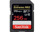 Sandisk Exrteme Pro 256 Gb - 256 Gb - Sdxc - Classe 10 - UHS-I - 170 Mb/S - 90 Mb/S