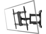 Supporto Tv Da Parete Nedis Completamente Regolabile 43-90'' 70 Kg, Ruotabile Di 180°, Inclinabile Di 17° Sw TVWM6570BK