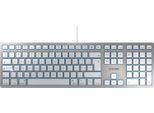 Cherry JK-1610GB-1 Cherry Tas Kc 6000 Slim For Mac Corded Gb-Layout Weiß/Silber